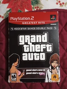 Grand Theft Auto 3 Vice City Doppelpack Greatest Hits (PlayStation 2) komplett - Bild 1 von 4