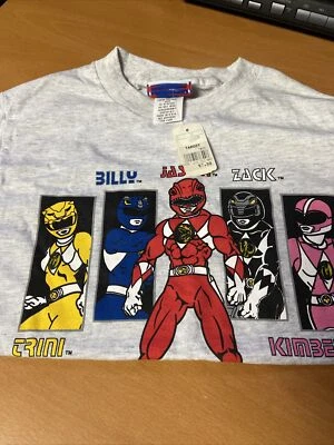 Boys Power rangers T-Shirt SpinOffs. NWT 1993 Retro - Image 1 of 4