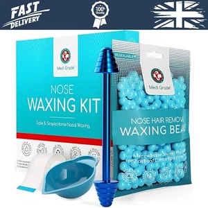 Kit Ceretta Naso Medi Grade per Uomo e Donna | Fornitura 12+ Mesi Cera Depilazione - Foto 1 di 7