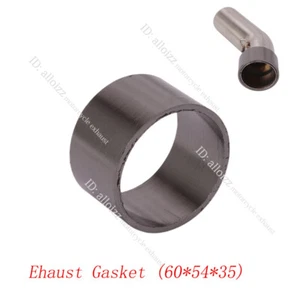 For Kawasaki Ninja ZX6R 2009-2024 Exhaust Gasket Graphite Seal Ring Middle Pipe - Bild 1 von 9