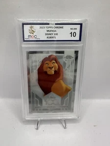 2023 Topps Chrome Disney 100 Mufasa MGC 10 Disney100 Rey León - Imagen 1 de 2
