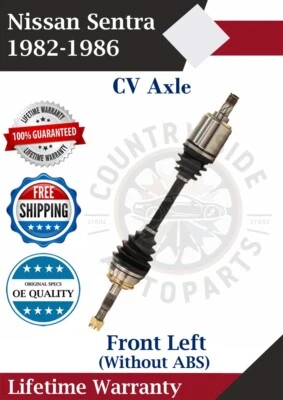 Nuevo eje CV delantero izquierdo OE para Nissan Sentra 1982-1986 sin ABS garantía de por vida Foto 1 de 4