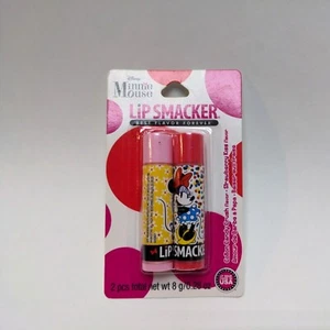 Disney Minnie Mouse Lip Balm Smackers  Cotton Candy Crush Strawberry Kiss .28 OZ - Picture 1 of 4