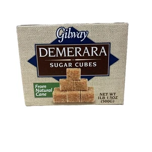 Gilway Demerara Sugar Cubes, 500G Box - Picture 1 of 3