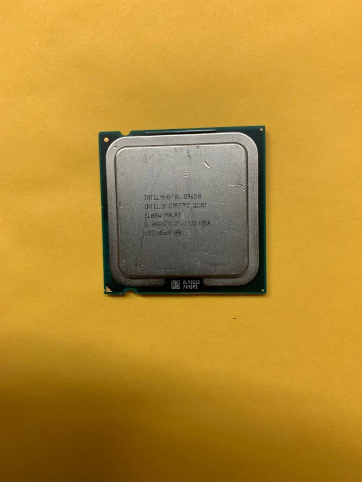Intel Core 2 Quad Q9650 3.0 GHz 12M 1333MHz 4-Core Processor LGA 775 CPU  - Image 1 of 4