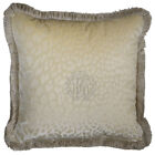 NEW Roberto Cavalli Monogram Cushion Dove Grey 60x60cm