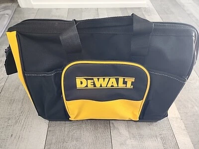 New Dewalt 16" x 13" x 9" Heavy Duty Hard Bottom Tool Bag w/ Pockets N712935 - Image 1 of 4