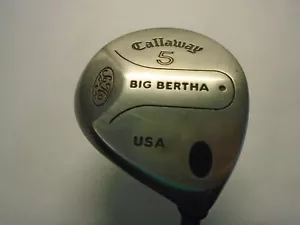 PRE- LOVED CALLAWAY BIG BERTHA 5 WOOD - REG FLEX - GRAPHITE SHAFT. - Picture 1 of 6