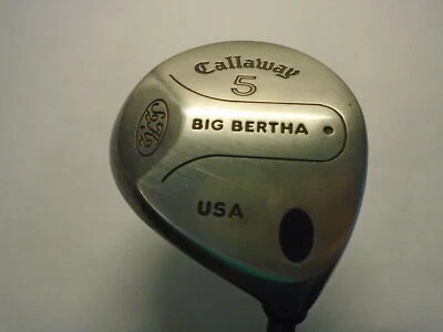 PRE- LOVED CALLAWAY BIG BERTHA 5 WOOD - REG FLEX - GRAPHITE SHAFT. - Image 1 of 4