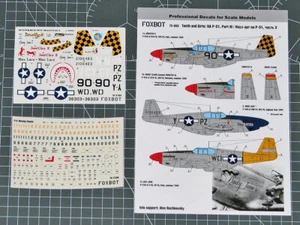 Foxbot 72053 Foxbot Decals North American P-51 Mustang Nose Art, 1/72 Part 3 Set - Bild 1 von 12