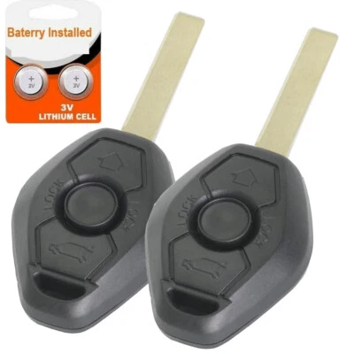 2 For 2004 2005 2006 2007 2008 2009 BMW X3 Z4 Keyless Car Remote Key Fob LX8FZV - Image 1 of 4