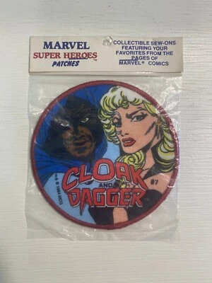1984 Vintage Marvel Cloak and Dagger Sew Patch Comic Images Super Heroes Patches - Image 1 of 2