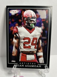 BRIAN ASAMOAH 2022 Sage Artistry Football #6 Minnesota Vikings
