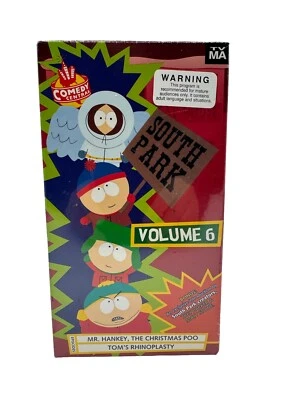 1997 South Park Vol 8 VHS Trey Parker Matt Stone Factory Sealed Comdey Central - Image 1 of 4