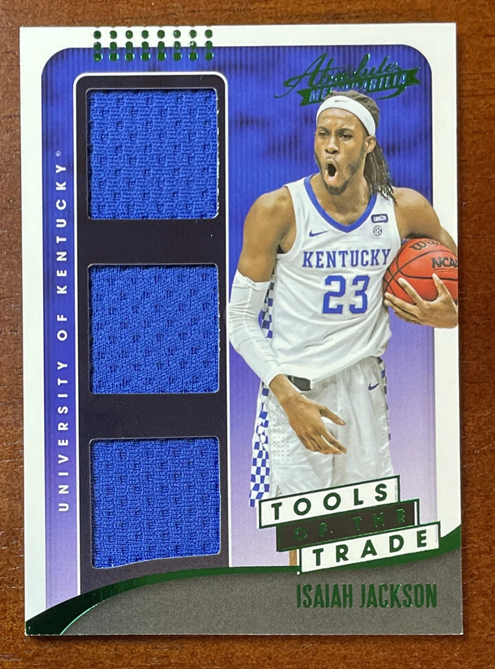 2021-21 Panini Chronicles Draft ISAIAH JACKSON Tools of the Trade Relic RC Green - Image 1 of 2