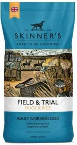Skinner's Field & Trial Complete Dry Adult Working Dog Food Duck Rice 15kg - Picture 1 of 5