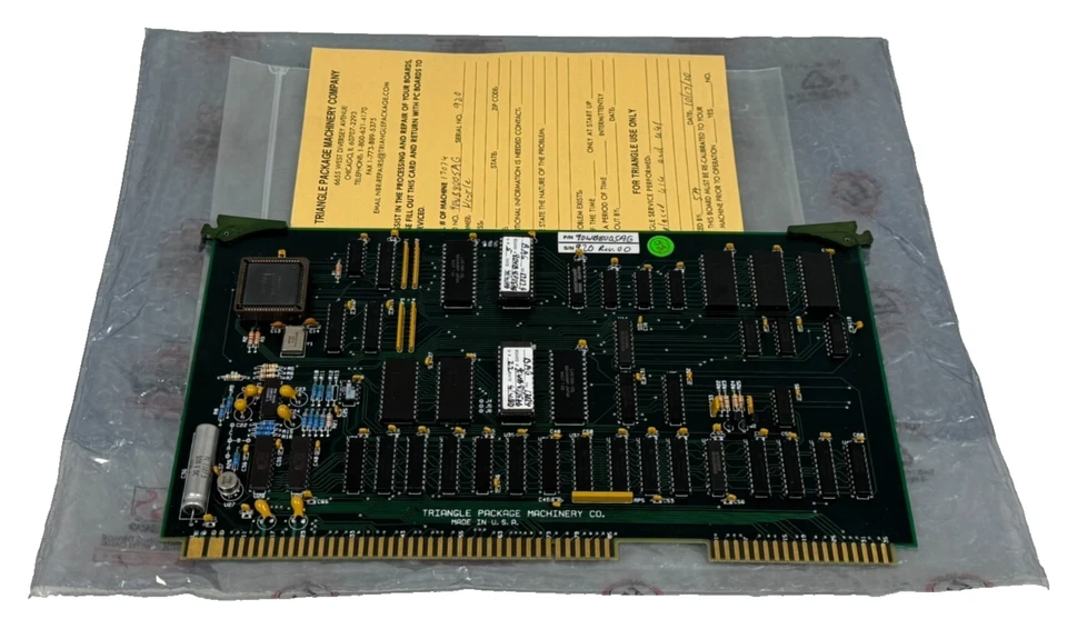TRIANGLE PACKAGE MACHINERY 90WB8005AG INTERFACE BOARD REFURBISHED - Image 1 of 4