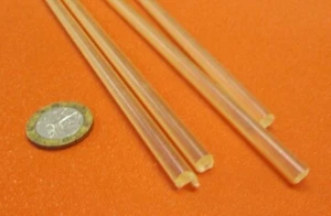 Polysulfone Rod .250" (1/4") Dia x 12" Length, 4 Units, 4 Ft Total - Picture 1 of 12