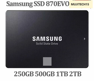 SAMSUNG SSD 870 EVO 2.5" SATA III Solid State Drive 2TB 1TB 500GB 250GB lot - Image 1 of 4