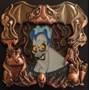 Disney Pin 100958 DSSH Villainous frames Hades Villain Stained Glass LE 400 - Picture 1 of 4