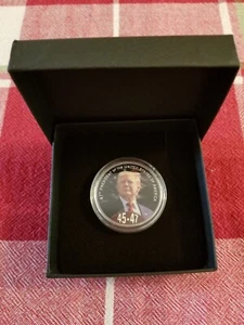 Moneda conmemorativa del presidente Trump 45-47 - Imagen 1 de 1
