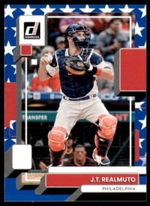2022 Donruss Baseball Independence Day #95 J.T. Realmuto - Philadelphia Phillies