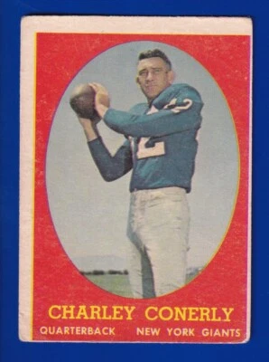 CHARLEY CHARLIE CONERLEY giants 1958 TOPPS #84 GOOD NO CREASES - Image 1 of 2
