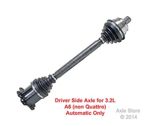 Nuevo eje CV se adapta al conductor delantero 2011 - 06 Audi A6 Non Quattro 3.2L Trans automático - Imagen 1 de 2