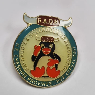 NE Cheshire Province RAOB PGP Appeal 2006 Enamel Badge Raynauds Scleroderma Asso - Image 1 of 4