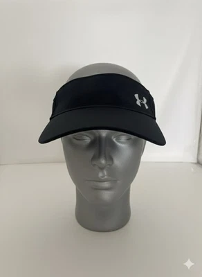 Gorra Under Armour negra con visera ajustable con logotipo deportivo para correr talla para mujer” Foto 1 de 4