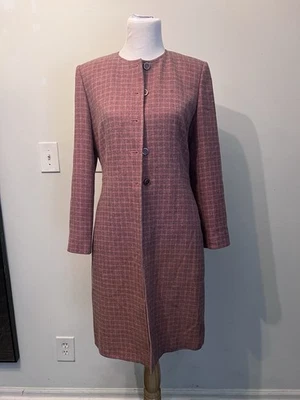 Conjunto de falda lápiz abrigo rosa Harvé Benard vintage años 80 Elle Woods talla 8 Foto 1 de 4