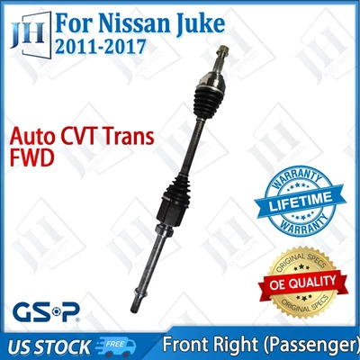 Eje CV pasajero delantero derecho original para Nissan Juke 2011-17 tracción delantera automática CVT 1,6 L Foto 1 de 4