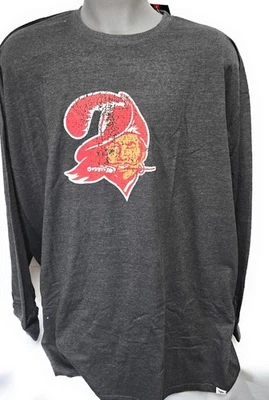 Mens Fanatics Tampa Bay Buccaneers B&T NFL Long Sleeve Enzyme Wash Tee T-Shirt - Image 1 of 2