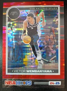 2024-25 Panini NBA Hoops Victor Wembanyama #165 Premium Orange Prizm 69/199  - Bild 1 von 7