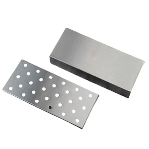 BBQ Grill Wood Chip Box 12 Inch Stainless Steel for Enhanced Smoke Production - Picture 1 of 6