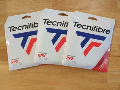 Juego de 3 cuerdas de tenis Tecnifibre RPX 15L 1,35 m (NATURAL) Foto 1 de 2