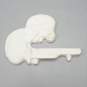 Figura Personaje Pared Yeso Sin Pintar Piano Schroeder 15" Cacahuetes Años 70 De Colección - Imagen 1 de 8