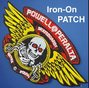 🔥 PATCH Powell Peralta OEM Bones Ripper Skateboard Die-Cut EMBROIDERED Iron On - Picture 1 of 6