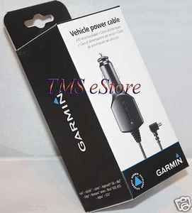 Genuine Garmin NUVI 30 50 LM 3750 3760 3790 GPS Vehicle Power Cable/Cord Charger - Picture 1 of 2