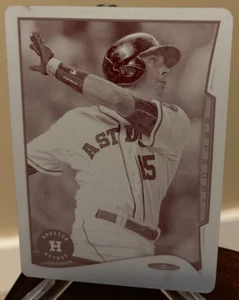 Jason Castro - 2014 Topps Mini Online Printing Press Plate Houston Astros - 1/1 - Picture 1 of 2