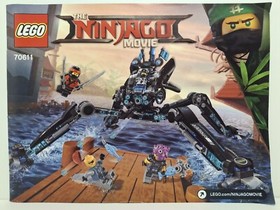 Lego Instruction Manuals Only For Set 70611 The Ninjago Movie Water Strider