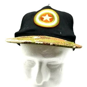 Marvel Avengers Assemble Youth Snapback Baseball Cap Camo Youth Size S/M Age 4-7 - Picture 1 of 9