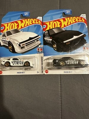 hot wheels mazda rx7 police - Image 1 of 4
