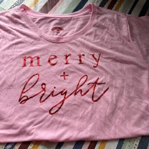 CAMISETA MUJER FELIZ Y BRILLANTE NAVIDAD Talla XL. Nuevo con etiquetas - Imagen 1 de 4