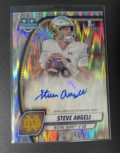 2024 Bowman Chrome University STEVE ANGELI Auto 1st Bowman Stealth #PA-SAN - Picture 1 of 2