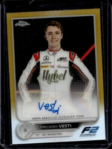 2022 Topps Chrome F1 Frederik Vesti Auto Gold #37/50 - Picture 1 of 2