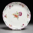 Ludwigsburg Germany 18th C Hand Painted Floral Porcelain Plate Antique 8.5"