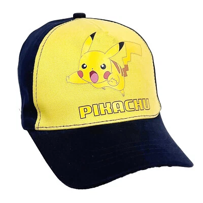 MARVEL Pokemon Pikachu Baseball Cap Für Kinder Von 4 Bis 7 Jahren Schwarz Gelb