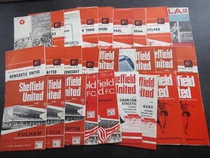 Sheffield United - Restposten Fußball Programme - 60er Jahre - Bild 1 von 6