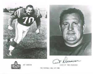 Original Autograph PSA/DNA of Art Donovan of the Balt. Colts 8x10 combo shot, #3 - Picture 1 of 2